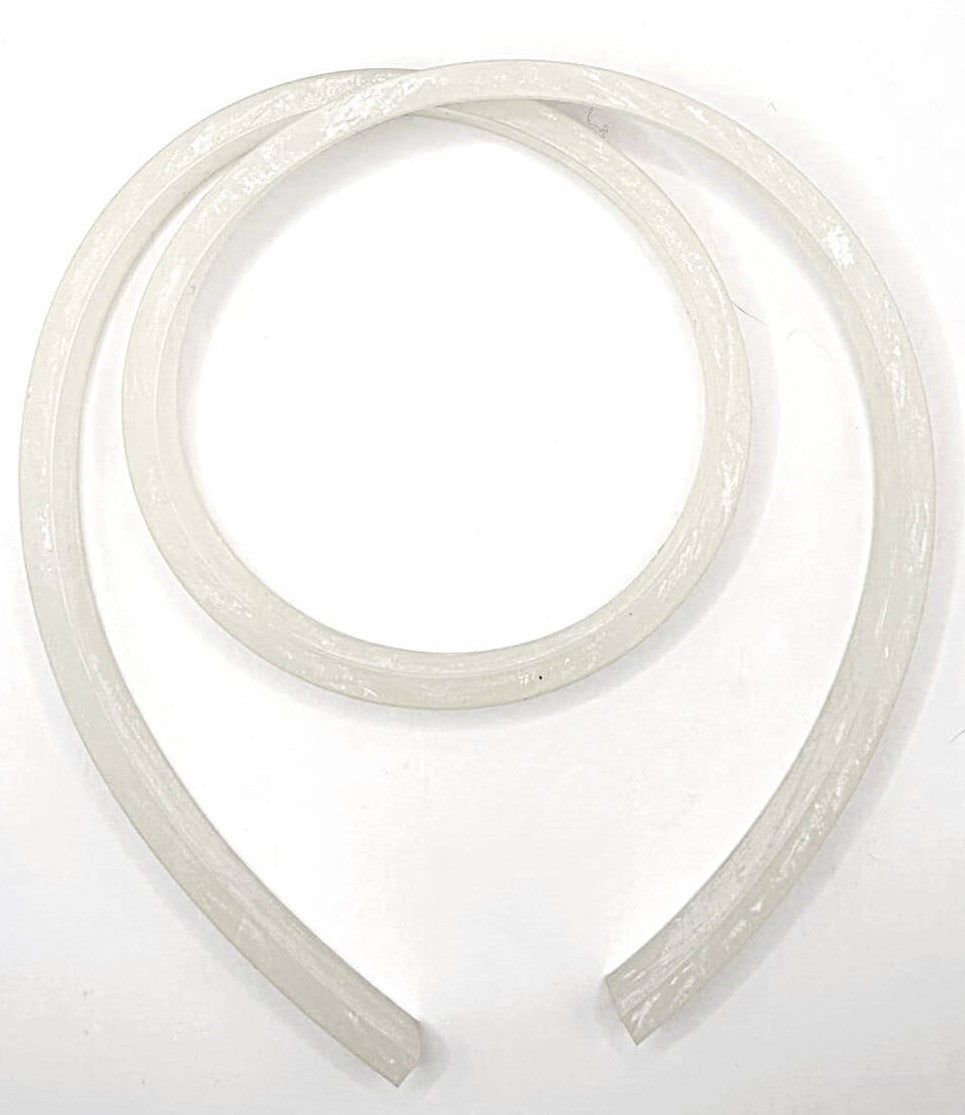 Silicone Anvil Flat Sealing Bar 17mm x 8mm for Vacuum Packers — 1m & 25m — Universal