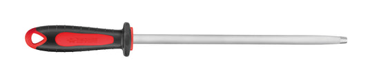 Fischer Bargoin Sharpening Steel Round 35cm Red/Black Handle