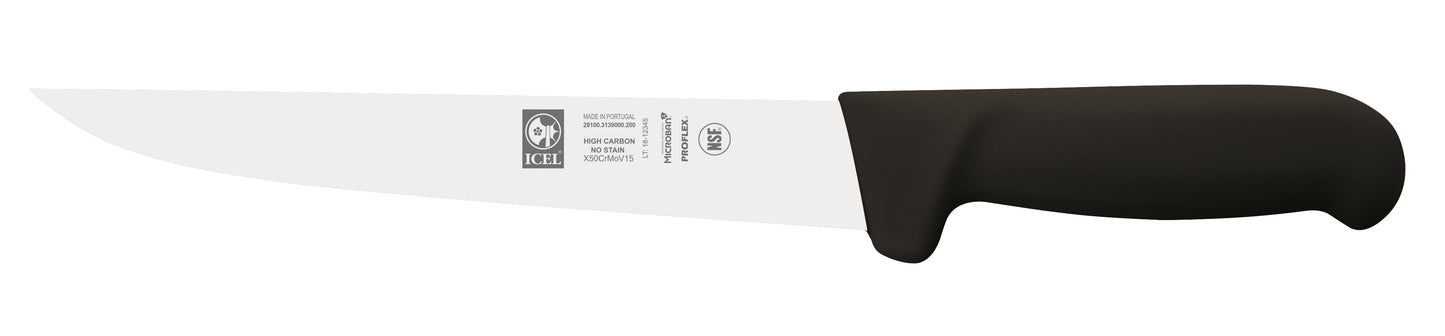 Icel Boning Knife Straight Wide Blade 20cm
