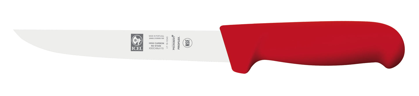 Icel Boning Knife Straight Wide Blade 18cm