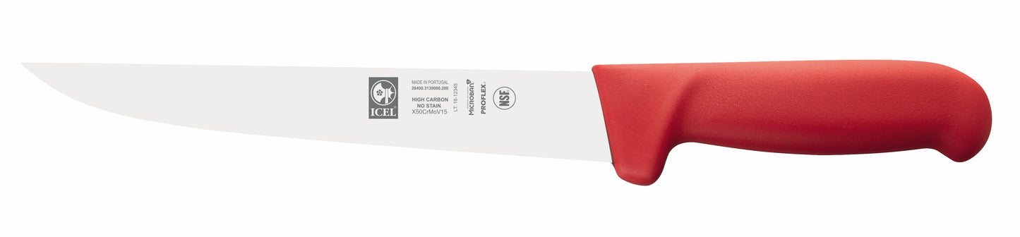 Icel Boning Knife Straight Wide Blade 20cm