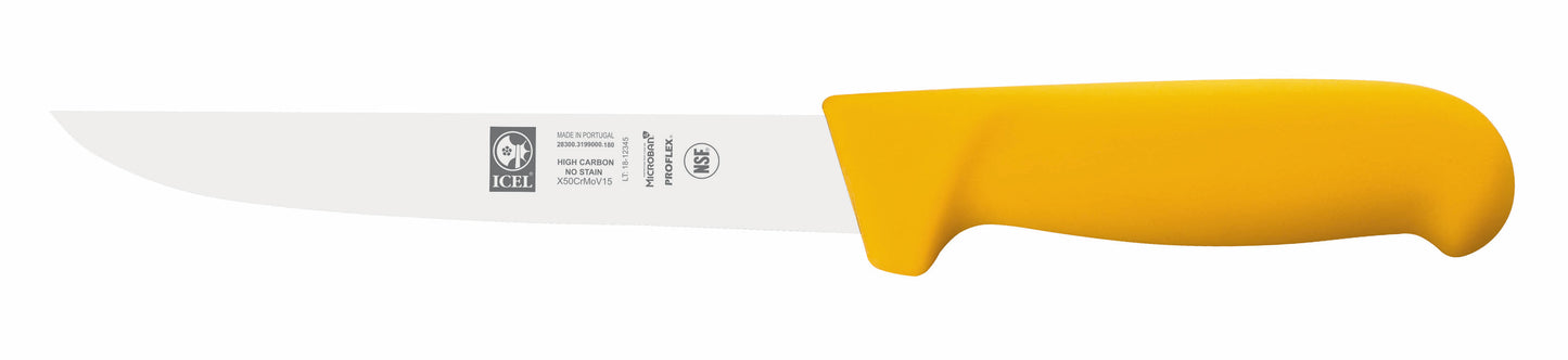 Icel Boning Knife Straight Wide Blade 18cm