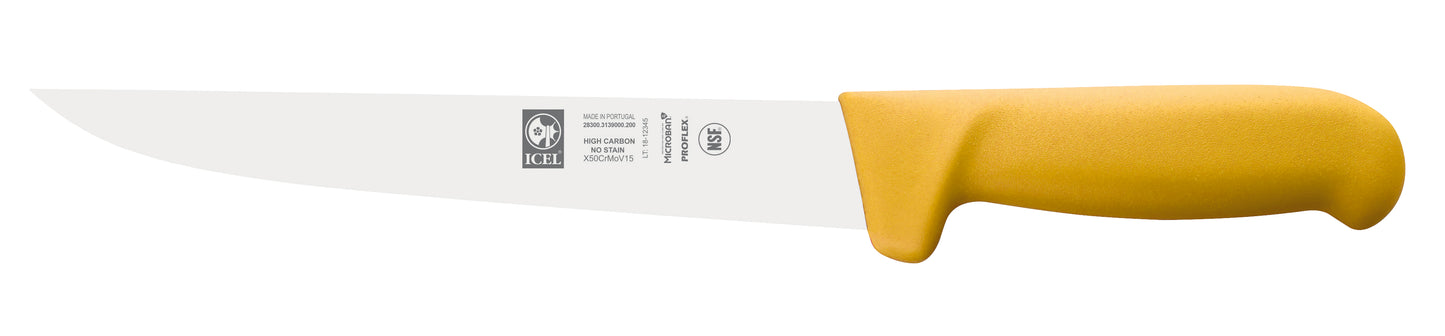Icel Boning Knife Straight Wide Blade 20cm