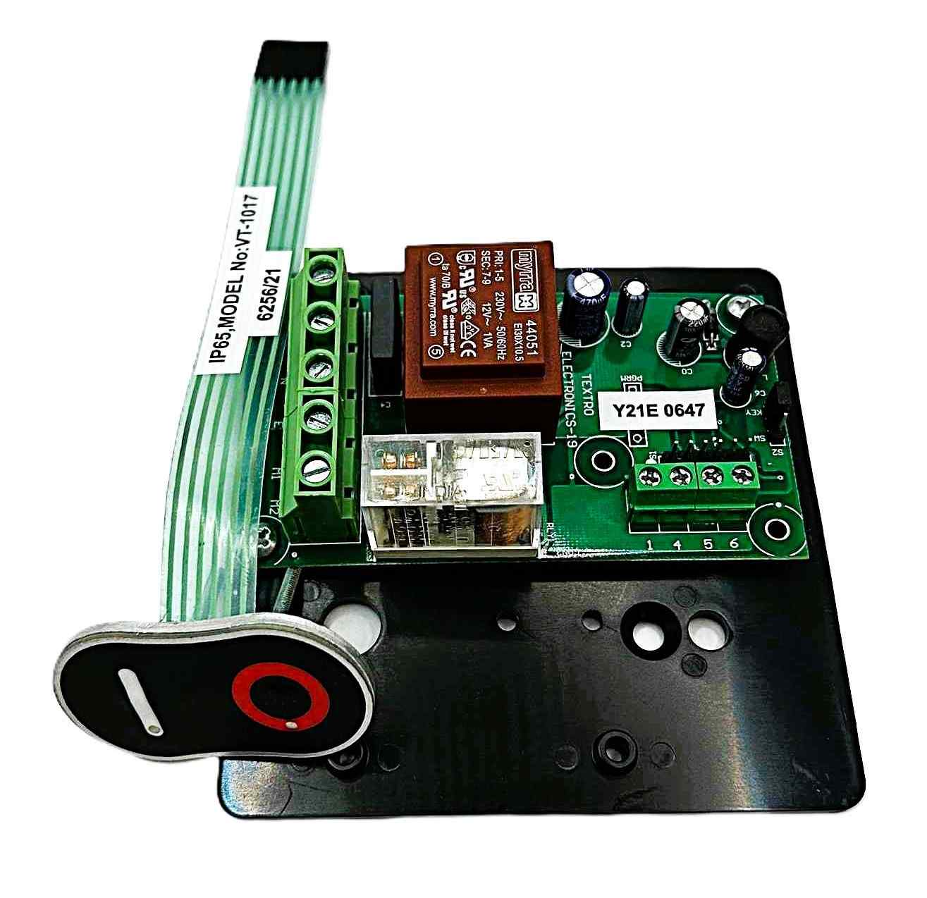 On/Off Switch with PCB and Support Cable Extension — Berkel XS25, XS30, GL30, Red Line Slicer