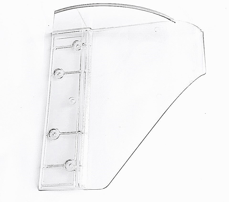 Perspex Safety Guard 4 Hole with Fixing Cover Strip — Berkel 800S Slicer