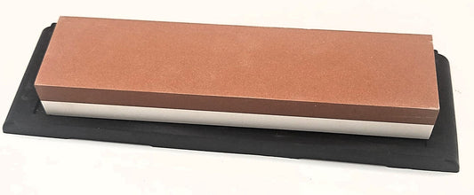 Fischer Bargoin Japanese Sharpening Stone 360/1000 Grit with Rubber Base