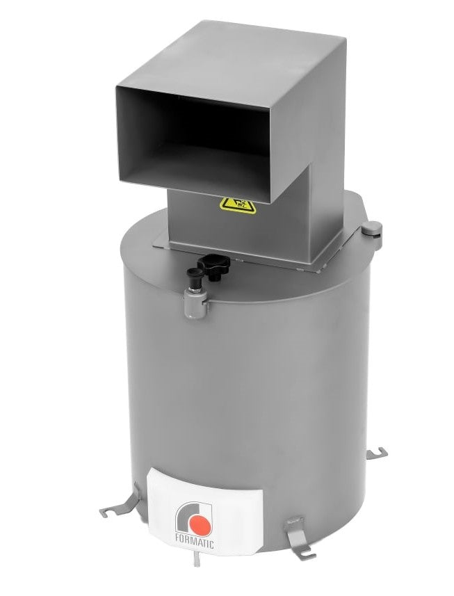 Goose Neck Hopper — Formatic R-Series Burger Machine