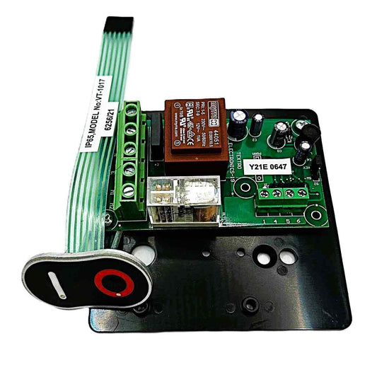On/Off Switch with PCB and Support Cable Extension — Berkel XS25, XS30, GL30, Red Line Slicer