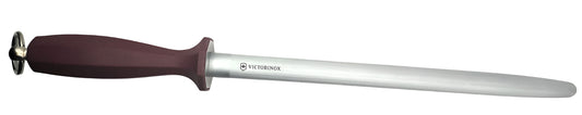 Victorinox Butchers Sharpening Steel Oval 30cm Micro Fine Red Handle