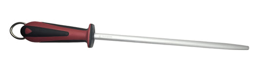 Victorinox Dual Grip Sharpening Steel Round 30cm Micro Fine Red/Black Handle